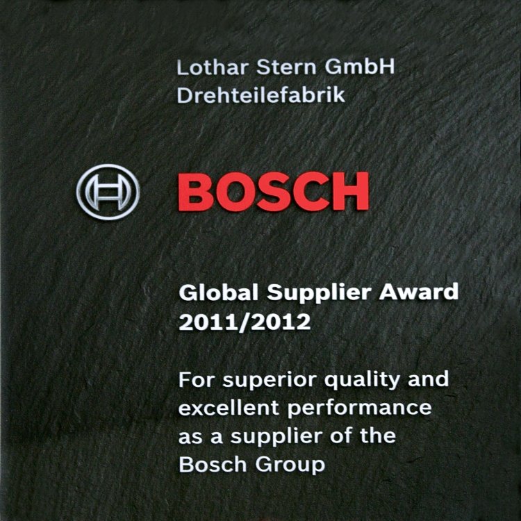 BOSCH Global Supplier Award